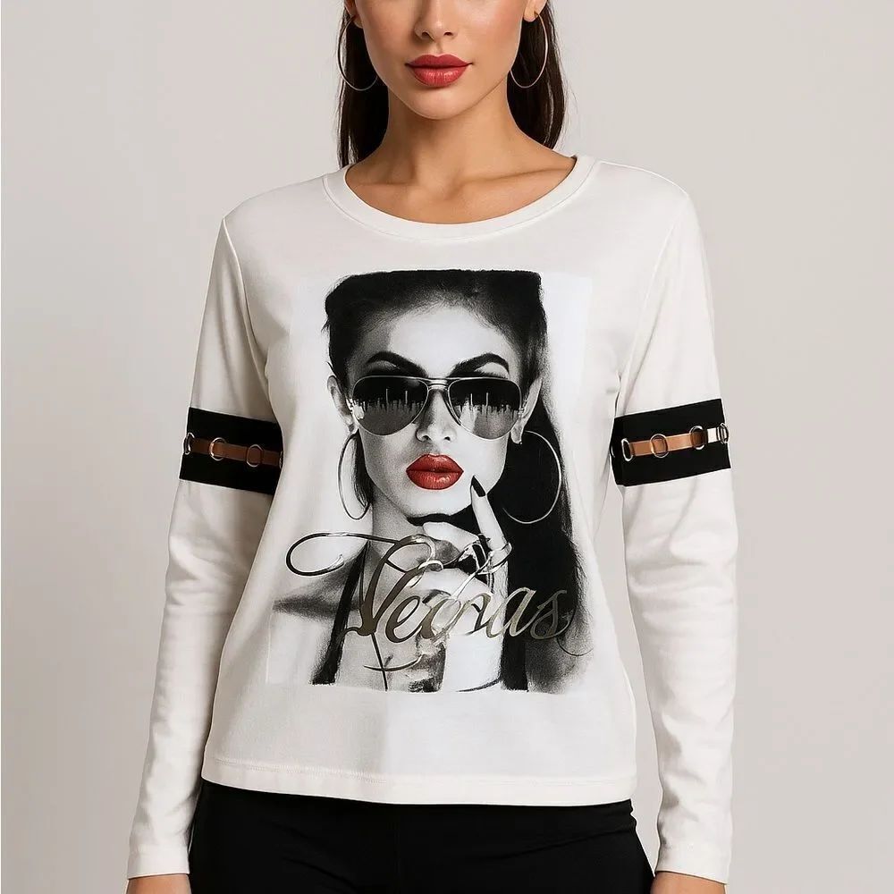 YMF | ladies fashion popover top